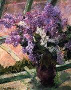 Mary Cassatt Lilacs in a Window USA oil painting reproduction